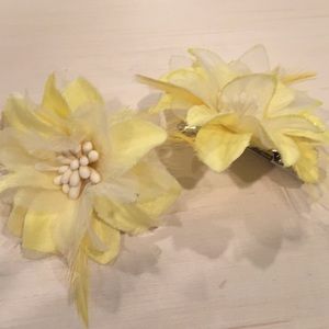 Flower hairclips
